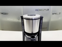Homezest CM-338B ev tipi cam su ısıtıcısı 12 fincan elektrikli filtre kahve makinesi